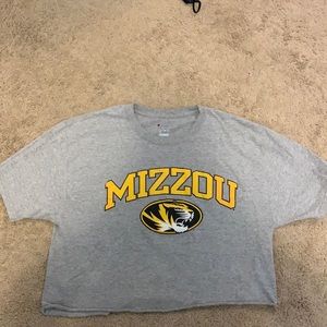 University of Missouri cropped t-shirt
